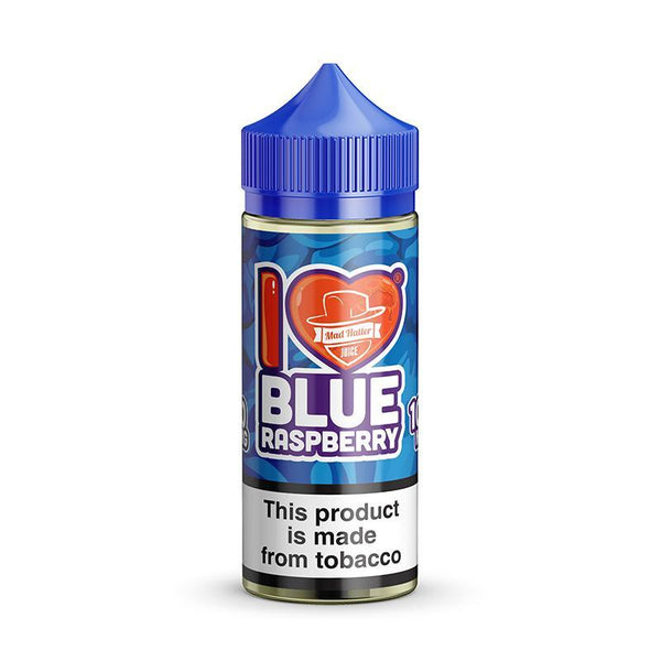 I Love Blue Raspberry - Mad Hatter Juice 100ml - ejuicesoutlet