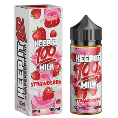Strawberry Milk - Keep It 100 E-Juice 100ml - ejuicesoutlet