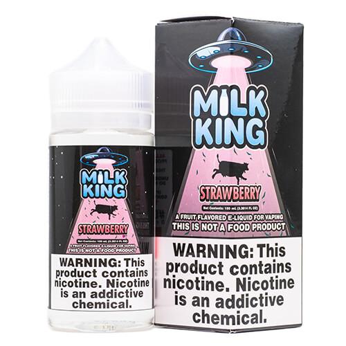 Strawberry - Milk King 100ml - ejuicesoutlet