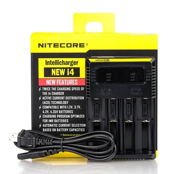Nitecore I4 Battery Charger - 4 Bay - ejuicesoutlet